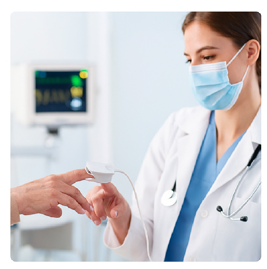 Oxímetro de pulso con alertas